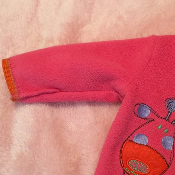 Pink Hanna Andersson elephant&giraffe coat size 60 - Picture 4 of 6